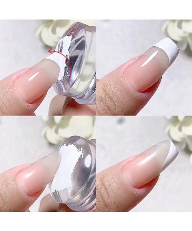 Hiraith 4.2 cm Silicone Nail Art Stamping Set with Lid and Scraper DIY French Nail Stamp Nail Stamp for Nails Stamping Varnish Kit 4.2CM Rosa - Buy Online on SooperMarket.com