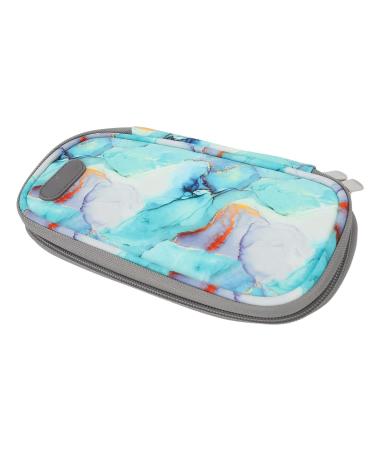 Portable Insulin Cooler Bag Diabetic Supplies Organizer - Marble Green - Buy Online on SooperMarket.com