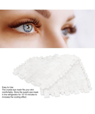 Jade Eye Mask - White Stone Sleep Mask for Puffy Eyes & Anti-Aging Care | International Shipping Available - Buy Online on SooperMarket.com