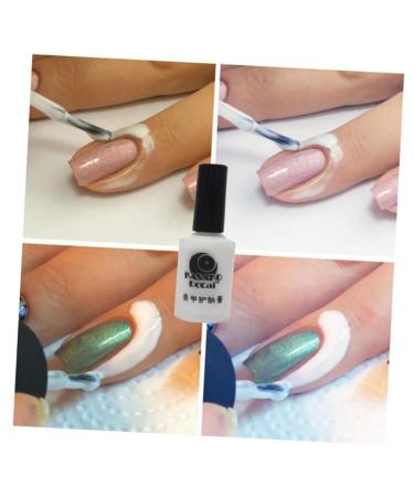 FRCOLOR Pink Nail Polish Fast Drying Nail Polish Glue Palisade Anti-overflow Glue Latex Liquid Tape Glue Polish Nail Polish Tearable Quick Drying Nail Polish Nail Art Accessories 8.00X2.80X2.80CM Pink - Buy Online on SooperMarket.com