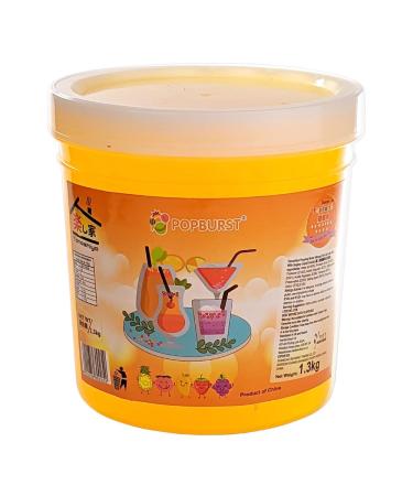 Popping Boba 1.3 KG Dessert and Drink Toppings (Mango)