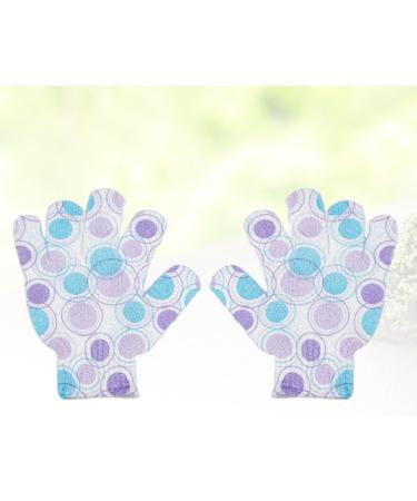FOMIYES 3 Pairs Bath Gloves Five Finger Shower Gloves Exfoliating Gloves Shower Wipe Printing Child - Buy Online on SooperMarket.com