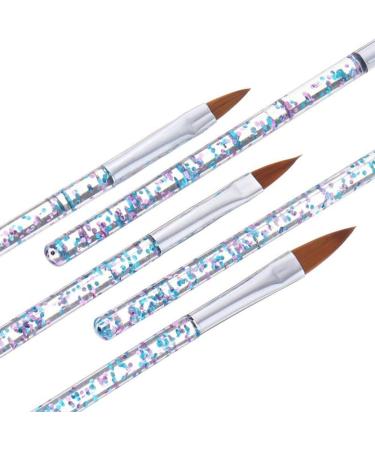 Evvmnaks 1 Set of Nail Brush Tools Set Carving Glitter Pen Manicure DIY Nail Art Tool - Buy Online on SooperMarket.com