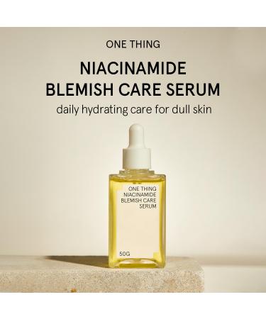 ONE THING Niacinamide Blemish Care Serum 1.76 Oz | Brightening Vitamin B3 Hydrating Serum for Dull Skin | Even Skin Tone Hyperpigmentation & Breakout Solution | Korean Skincare Essentials - Buy Online on SooperMarket.com