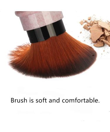 Shop Pink Retractable Kabuki Brush - Travel-Friendly Foundation & Concealer Tool for Flawless Makeup - Buy Online on SooperMarket.com