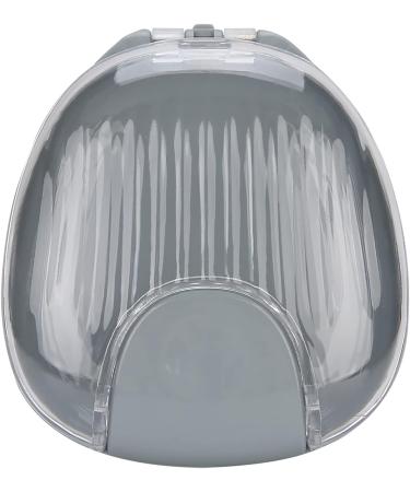 YUYTE Portable Waterproof Storage Case with Teething Ring Mouthpiece - Denture Box Container (Gray) | International Shipping Available - Buy Online on SooperMarket.com