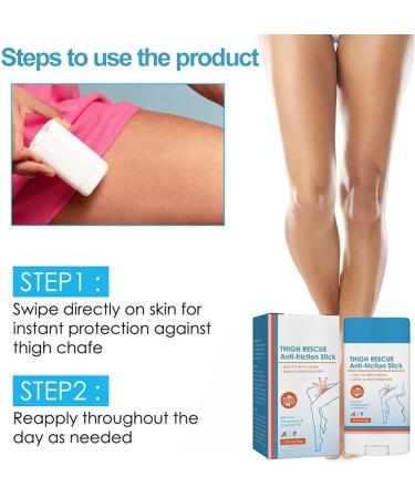 Anti Chafe Stick Anti Chafing Cream Anti Chafing Stick Glide Anti Chafing Stick Anti Chafe Balm Anti Friction Stick Waterproof Running Chafe Stick Thigh Anti Chafe Stick for Heel Lower Arm Thigh Legs - Buy Online on SooperMarket.com