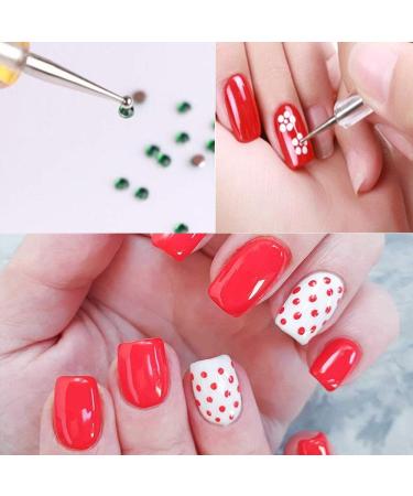 10Pcs Professional Nail Art Dotting Pens Set for Manicure - DIY Nail Art Tools - Buy Online on SooperMarket.com