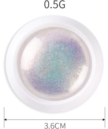 Nail Mirror Powder - Shiny Neon Effect Glitter for Chameleon & Mermaid Nail Art | International Shipping Available - Buy Online on SooperMarket.com