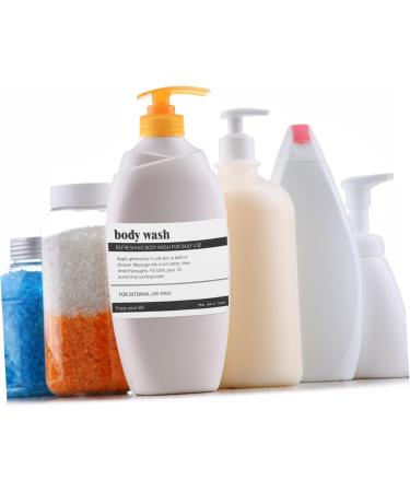 KICHOUSE 8 Sheets Bathroom Bath Tags Conditioner Labels Skincare Toiletries Sticker Shampoo Water Proof - Buy Online on SooperMarket.com