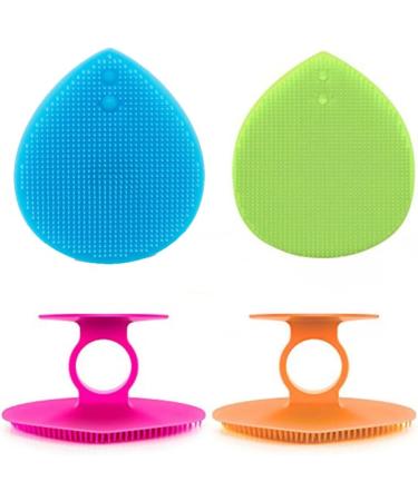 FRCOLOR 8 Pieces Facial Washer Eye Plate Suction Cup Face Massage Teen Silicone Cleaning Brush Face Sponge Face Brush Face Massage Brush Gentle Scrubbing Sink mediumx2pcs - Buy Online on SooperMarket.com