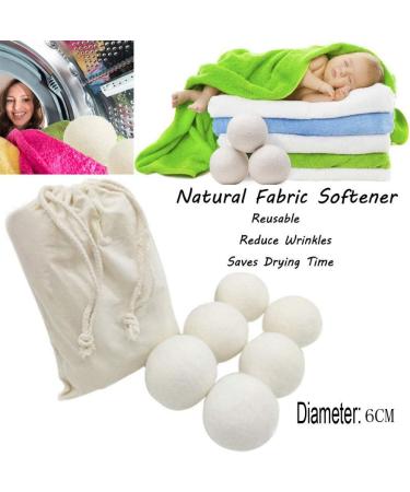 Wool Dryer Balls - Sheep 2 / 4-Pack Premium Tumble Dryer Balls Reusable Natural Fabric Softener 6cm for for Laundry UK Laundry Balls for Washing Machine 2pc - Buy Online on SooperMarket.com