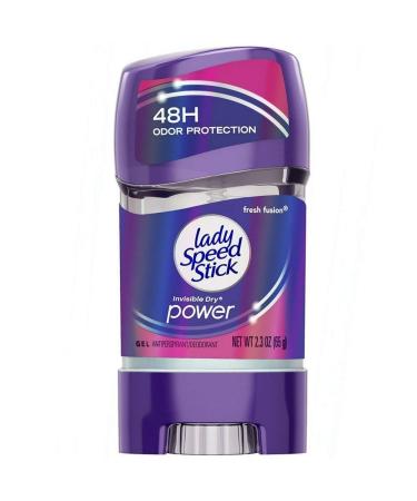 Lady Speed Stick 48HR Antiperspirant Deodorant Gel Fresh Fusion 2.30 oz | Long-lasting Protection - Buy Online on SooperMarket.com
