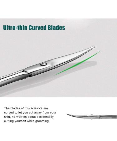 Bezox Premium Nail Scissors & Grooming Tools - Silver Eyebrow Cutters Nasal Trimmers & Skin Pliers for Perfect Precision - Buy Online on SooperMarket.com