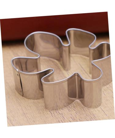 IMIKEYA 6 Pcs 430 Fondant Mold DIY Cake Mold DIY Baking Molds Dessert Molds Stainless Steel Molds Cookie Fruit medium Silver - Buy Online on SooperMarket.com
