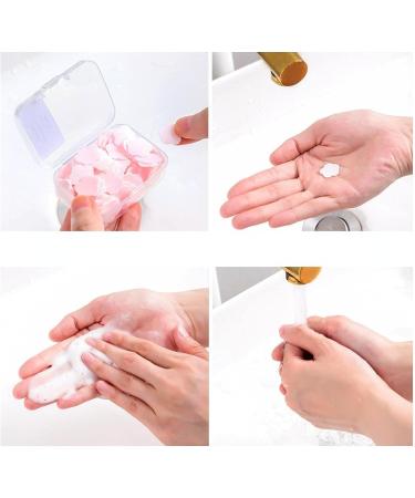 NA Portable Lemon Scented Disposable Soap Tablets - Bacteriostatic Hand Washing Petal Tablets, Yellow (1 Box) - Buy Online on SooperMarket.com