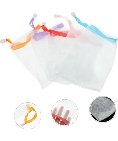 Baluue 10pcs Soap Foaming Net Exfoliating Mesh Soap Saver Mesh Net Foaming Soap White Pp - Buy Online on SooperMarket.com