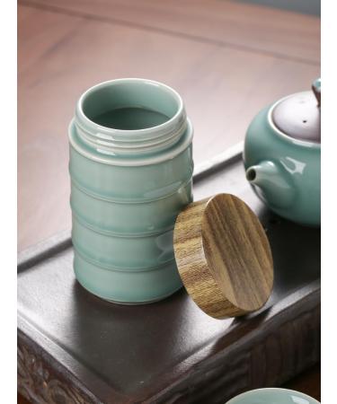 OGOODLE Tea Can Chinese Ceramic Household Tea Cans Medicinal Storage Cans Kitchen Sugar Cans Sealed Loose Tea Cans Storage Jar (Color : A) - Buy Online on SooperMarket.com