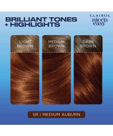 Clairol Nice'n Easy Cr me Oil-Infused Hair Dye 5R Medium Auburn - 1 Count - Buy Online on SooperMarket.com