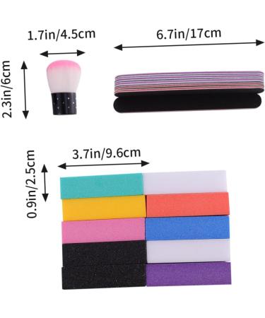 Mikinona 1 Set Manicure Tool Polishing Set Nail Files Nail Polishing Nail Art Supplies Gel Nail Kits Nail Buffing Block Manicure Pedicure Files Nail Manicure Kit Nails Kits Nail Art Tool - Buy Online on SooperMarket.com