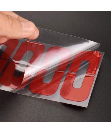 POFET 50pcs Red Disposable Peel Off Tape | Nail Art Leak-proof Skin Barrier Polish Protector Cover Guard - Perfect for Manicures - Buy Online on SooperMarket.com