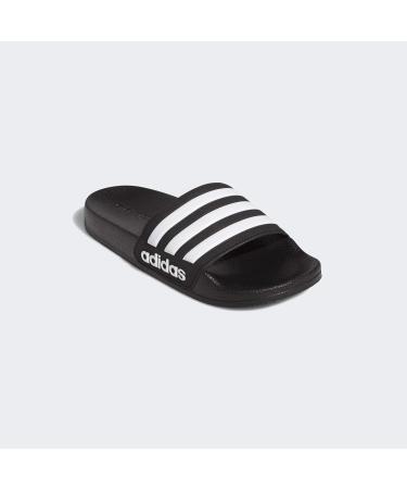 Buy adidas Unisex Kids Adilette Shower Slippers 35 EU - Core Black Ftwr White - International Shipping Available - Buy Online on SooperMarket.com