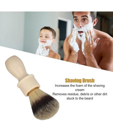 Ergonomic Razor Brush for Men | Soft Bristles & Resin Handle - Ideal Facial Care Tool for Home & Salon - Buy Online on SooperMarket.com