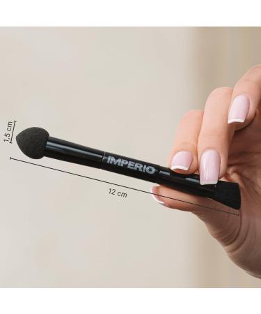 IMPERIO 2-in-1 root powder brush for precise application and blending of root powder on the hairline and for recreating individual hair strands - Buy Online on SooperMarket.com