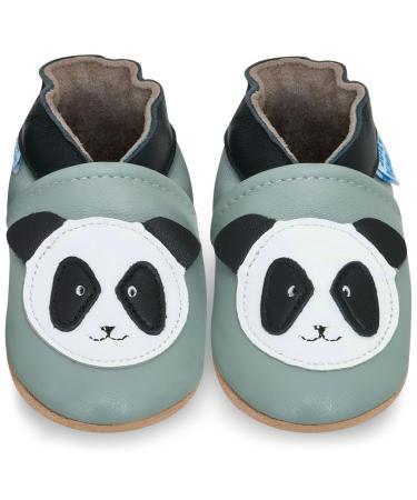 Baby Shoes with Soft Sole - Baby Girl Shoes - Baby Boy Shoes - Leather Toddler Shoes - Baby Walking Shoes 2-3 Years Panda