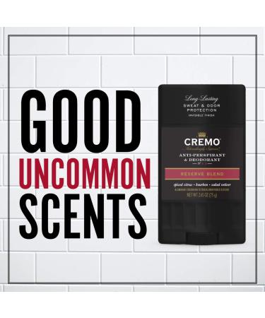 Cremo Anti-Perspirant & Deodorant No.13 Reserve Blend | 2.65 oz | Long-Lasting Protection - Buy Online on SooperMarket.com
