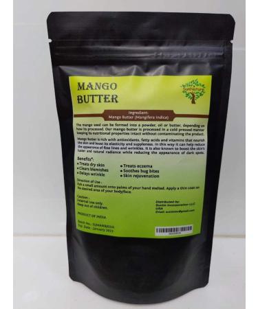 SunNature 100% Pure Mango Butter - Substitute Shea Butter for Soap and Lotion - Moisturizing, Scent-Free, Hexane-Free (4 Oz) - Buy Online on SooperMarket.com