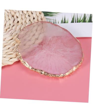 Gogogmee Nail Gel Nail Rest Stand Resin Nail Round Cosmetic Painting Palette Makeup Palette Make up Nail Set Pink Medium - Buy Online on SooperMarket.com