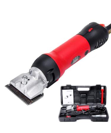 690w Electric Horse Clippers Professional Haircut Trimmer 6 Adjustable Speed Portable Electric Hair Fur Grooming Clippers horsehairRed