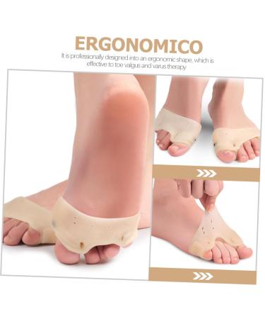 Healeved Magnetic Toe Splitter & Protector for Big Toe - 1 Pair | Orthotic Separator and Stretcher with Magnets | Toe Brace for Feet Alignment - Buy Online on SooperMarket.com