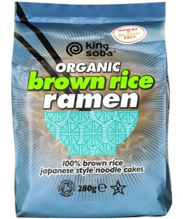 King Soba | Organic Brown Rice Ramen | 1 x 280g - Buy Online on SooperMarket.com