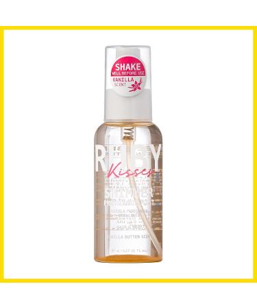 Ruby Kisses Shimmer Fragrance Body and Hair Mist Spray Vanilla Glitter Body Perfume Spray Skin Perfume Liquid Illuminator Highlighter for Skin (GOLD) - Buy Online on SooperMarket.com