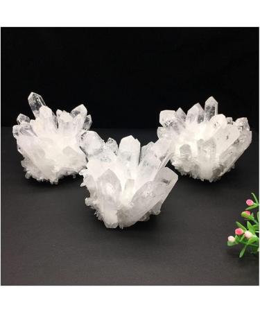 Gift Natural Beautiful White Crystal Cluster Quartz Raw Ore Home Decor Crafts Ornaments Specimens for Healing Crystals (Size : 600-700g) - Buy Online on SooperMarket.com