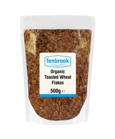 Organic Toasted Wheat Flakes 500g | Certified Organic by Fenbrook Organic