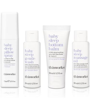 thisworks Baby Sleep Bedtime Ritual Gift Set | Natural Sleep Solutions for Babies & Children | International Shipping Available - Buy Online on SooperMarket.com