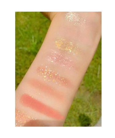 Buy Gokame Eyeshadow Palette - 9 Color Matte & Glitter Makeup Palette (Pink) | International Shipping - Buy Online on SooperMarket.com