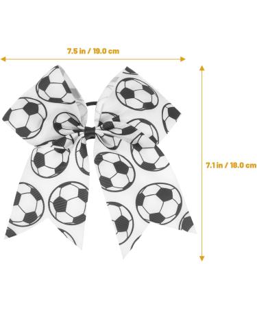minkissy Elastic Ponytail Holder Soccer Hair Tie Soccer Hair Bow Tie Soccer Hair Accessory for Girl - Buy Online on SooperMarket.com