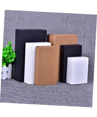 KOMBIUDA 20pcs Mini Boxes Paper Boxes for Wedding Favor Boxes Kraft Paper Drawer Tea Travel Size 3 Black - Buy Online on SooperMarket.com