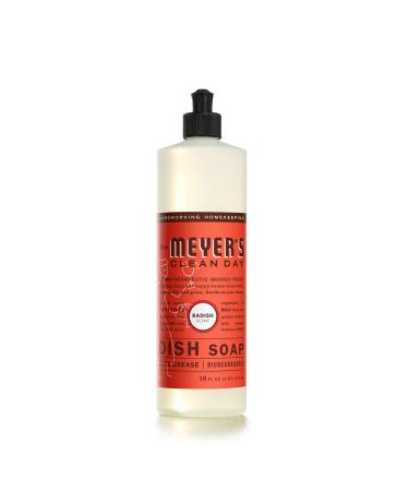 MRS. MEYER'S CLEAN DAY Liquid Dish Soap Biodegradable Formula Radish 16 fl. oz