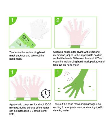 7pcs Moisturizing Hand Mask - Skin-Friendly Nourishing Care for Rough & Damaged Hands | Anti-Dry Treatment - Buy Online on SooperMarket.com