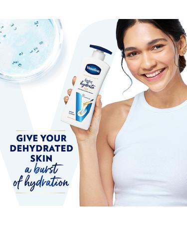 Vaseline Light Hydrate Serum Lotion 400ml | Superlight Non-Sticky Hydration Boost for All Skin Types - Buy Online on SooperMarket.com