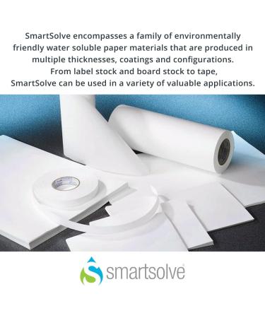 SmartSolve - IT118942 2pt Water-Soluble Translucent Paper 8.5" x 11" White (Pack of 25) - Buy Online on SooperMarket.com