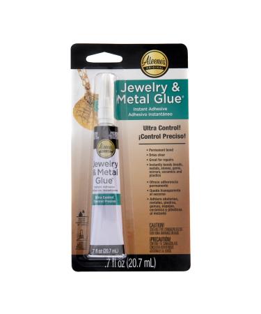 Aleene's 21709 Jewelry & Metal Instant Adhesive Transparent, .70 ounce Art Glues