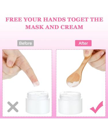 36 Pieces Mini Wooden Cosmetic Spoons - Eco-friendly Makeup Spatulas for Skincare & Beauty - Buy Online on SooperMarket.com