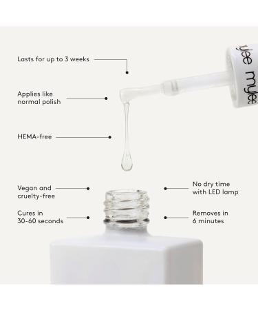 MYGEL by Mylee Nail Gel Polish Heart Confetti No-Wipe Top Coat 15ml UV/LED Soak-Off Nail Art Manicure Pedicure Professional Salon & Home Use Long Lasting Easy to Apply No Chips Durable & Safe - Buy Online on SooperMarket.com