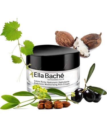 Hyaluronic Moisturising Rich Cream | Rehydrates & plumps the skin with a formula enriched with hyaluronic acid & omega 9 for an instant shot of hydration and comfort | Made in France | 50 ml - Buy Online on SooperMarket.com